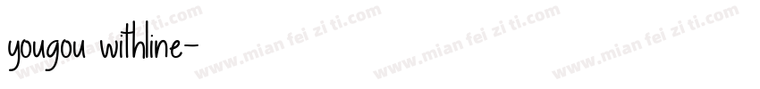 yougou withline字体转换
